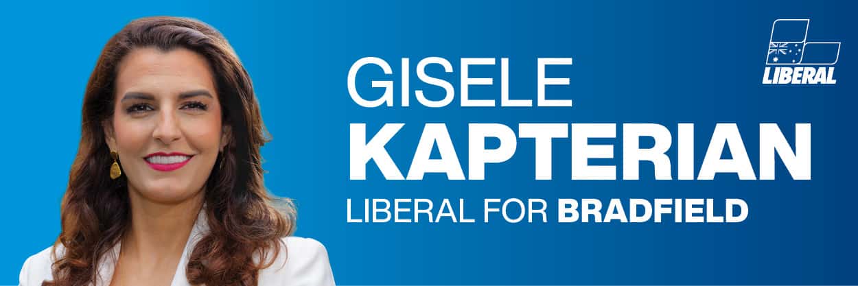 Gisele Kapterian, Liberal Candidate for Bradfield