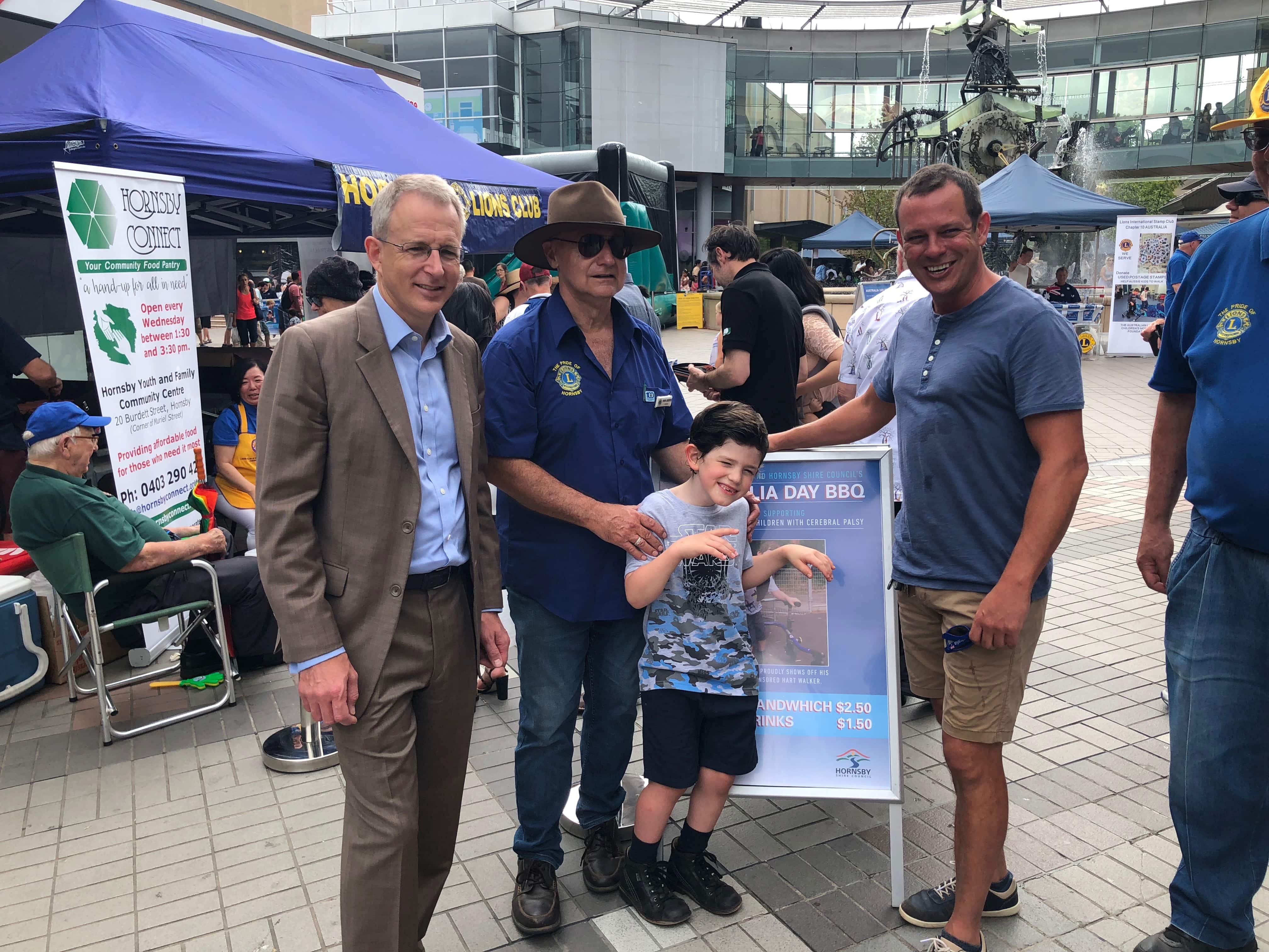 Paul Fletcher MP with Jackson Kelleher