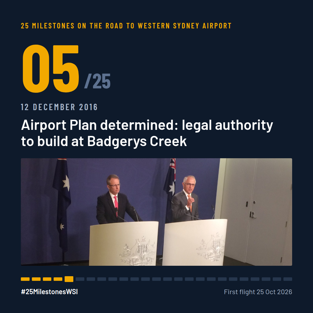 Airport plan determined