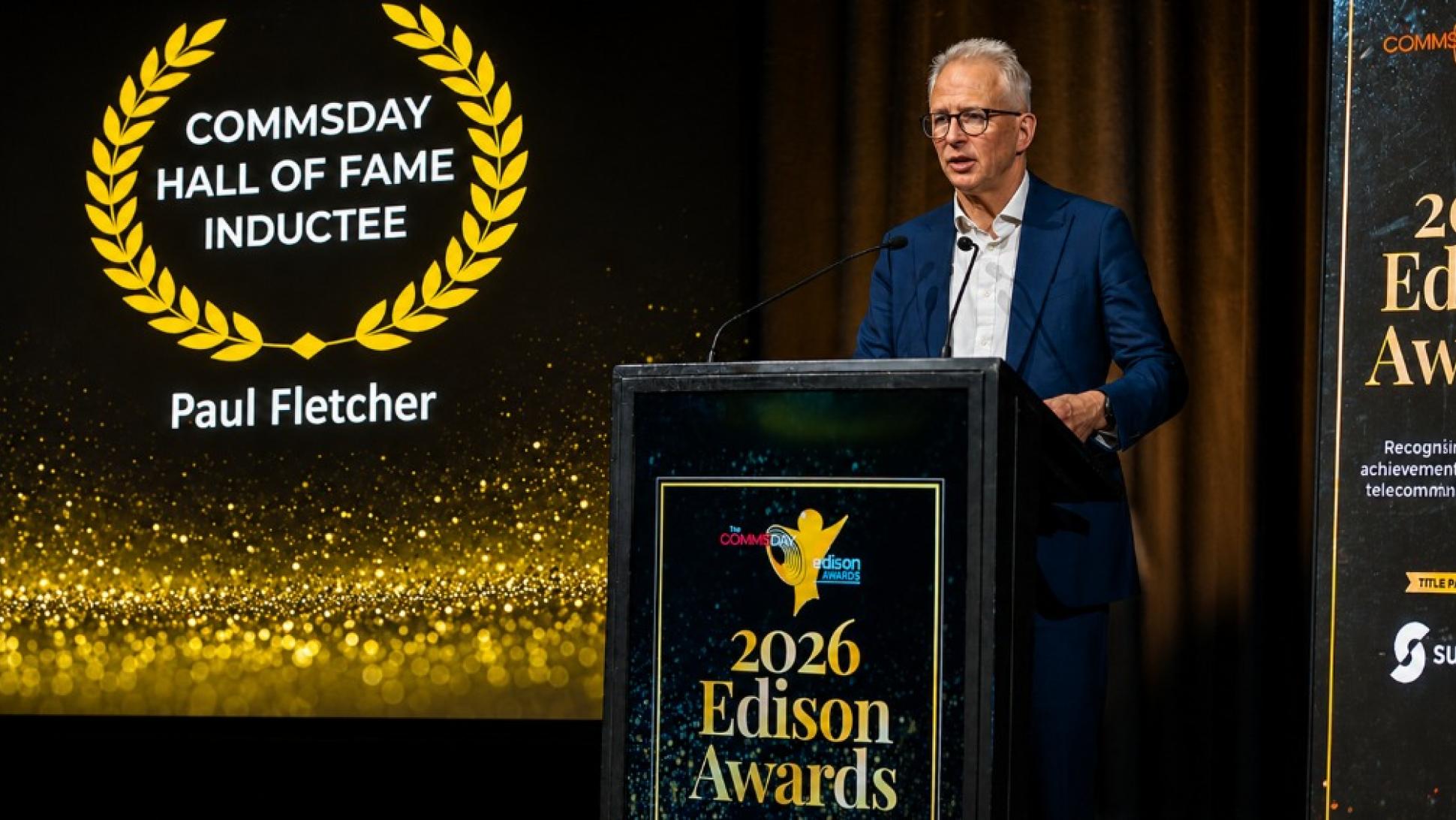 Paul Fletcher Induction into CommsDay Hall of Fame, June 2026