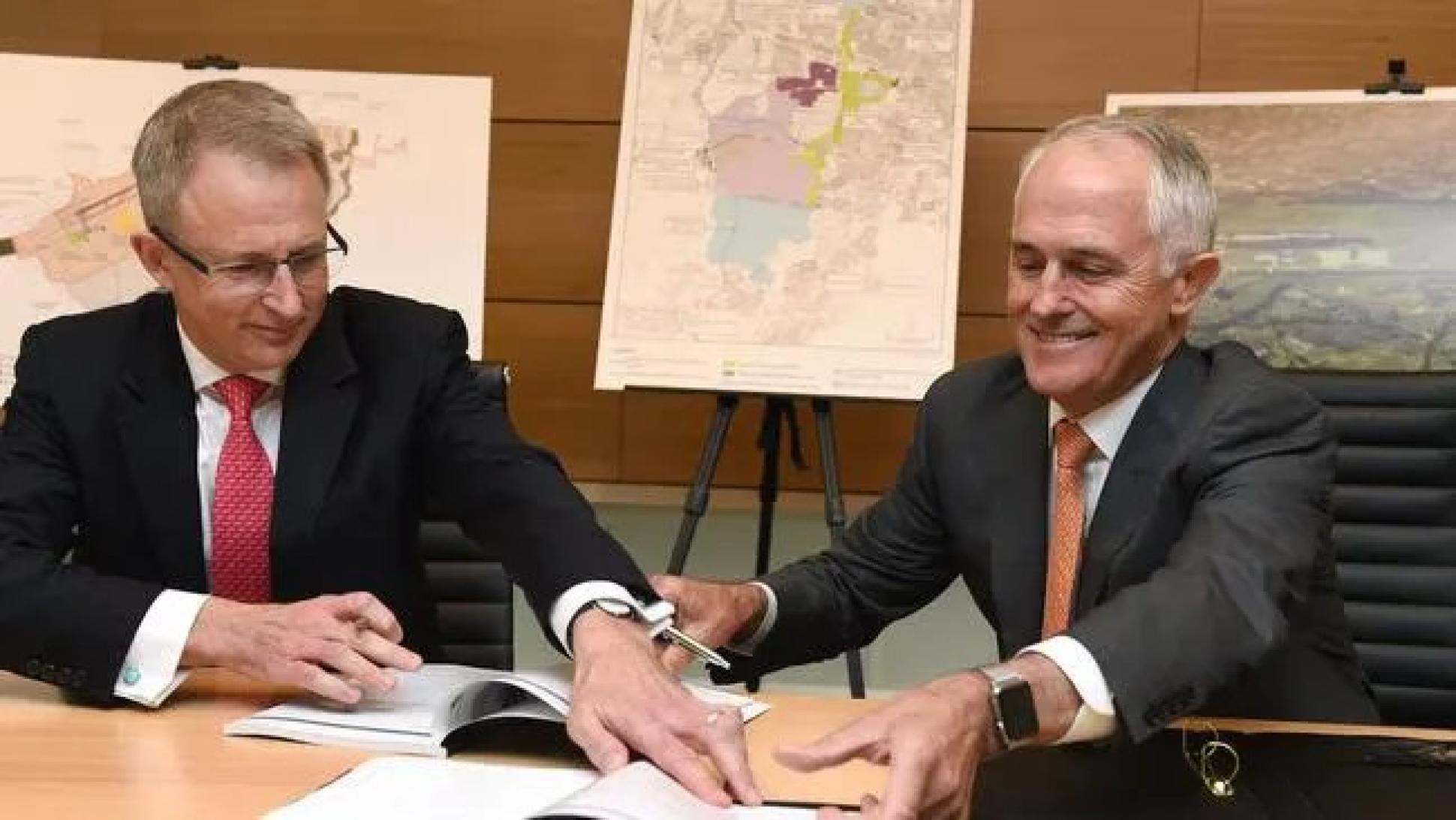 Paul Fletcher and Malcolm Turnbull _WSA