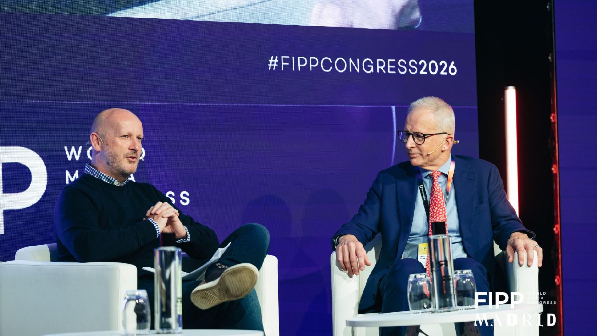 Paul speaking at FIPP Media Congress 2026